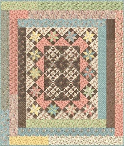 Diamond Log Cabin Quilts and Tree Skirt 735272011866 - Quilt in a Day Books