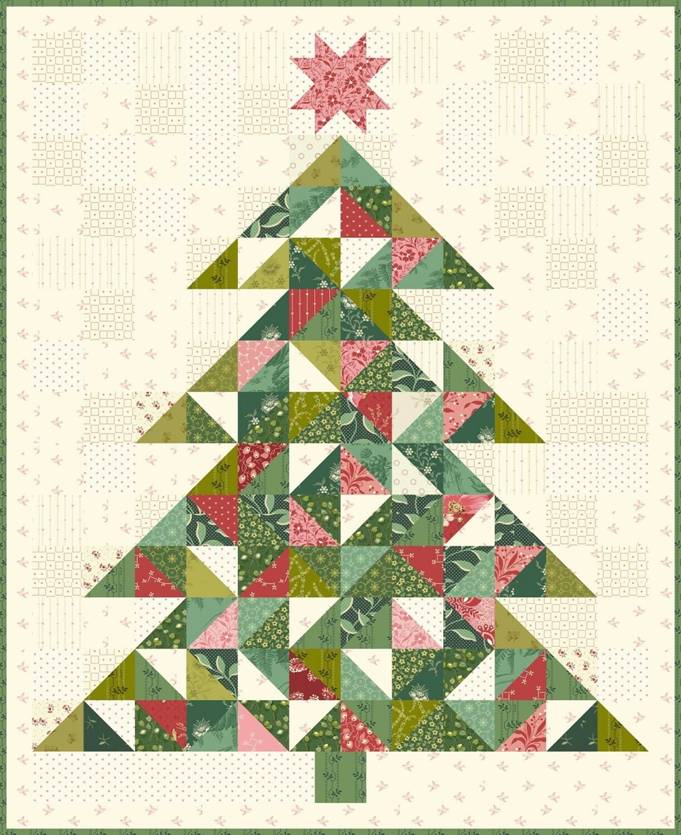 Christmas Tree Quilt Pattern-Laundry Basket Quilts Edyta Sitar
