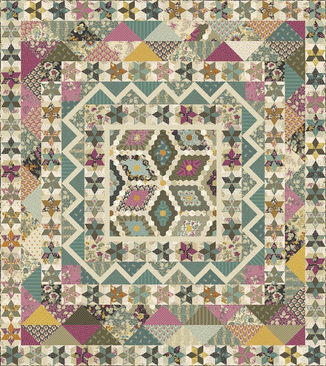 English Garden Pattern by Laundry Basket Quilts