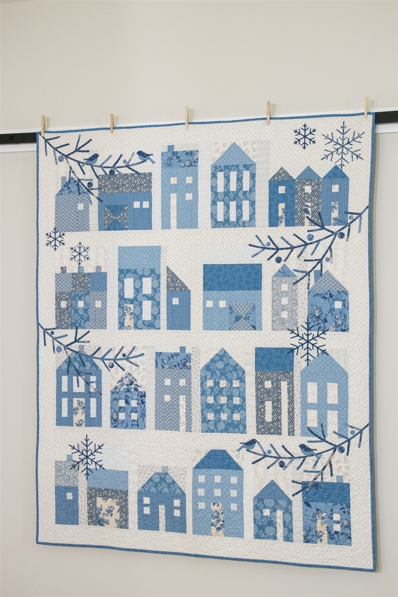 Winter Village Quilt Pattern By Edyta Sitar Laundry Basket Quilts